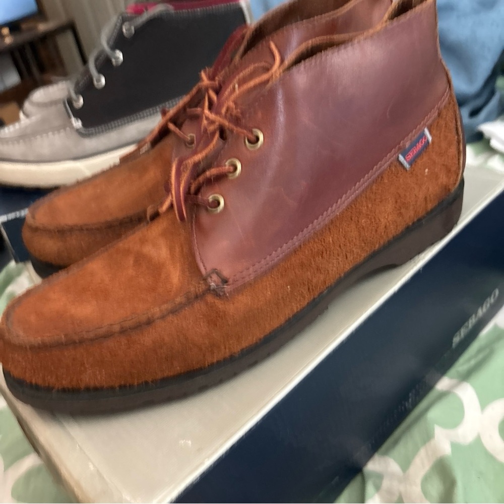 Sebago Badlands Chui Cedar/Rawhide Chukka Boots, Size 9.5M